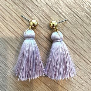 Olive + Piper light purple earrings